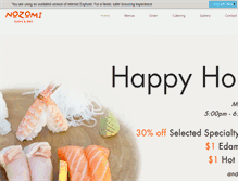 Tablet Screenshot of nozomilajolla.com